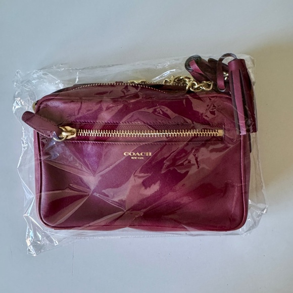 Coach Legacy Flight Bag Crossbody Adjustable Length Chain & Tassels, Port Color - Picture 2 of 14